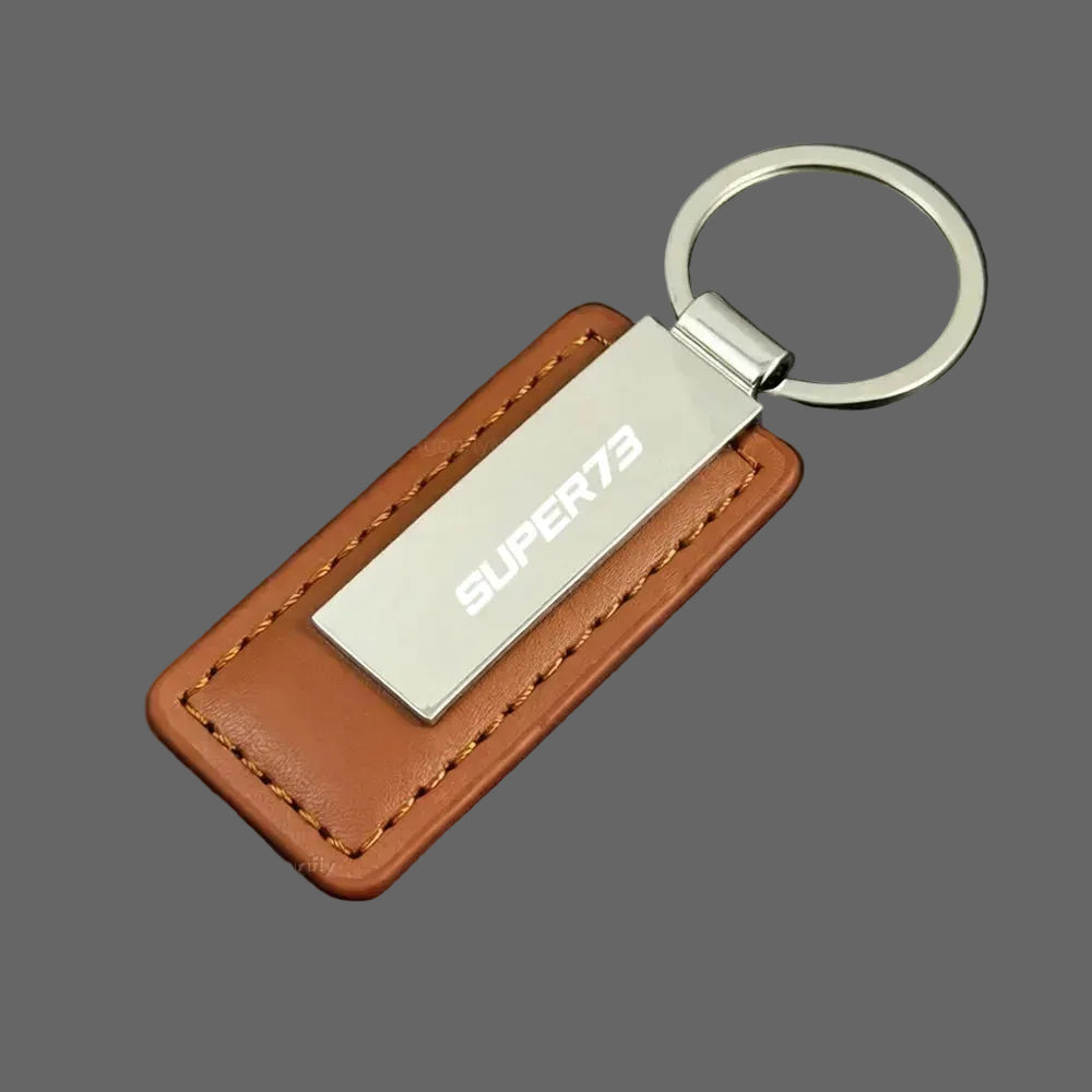 Super 73 Leather Keychain