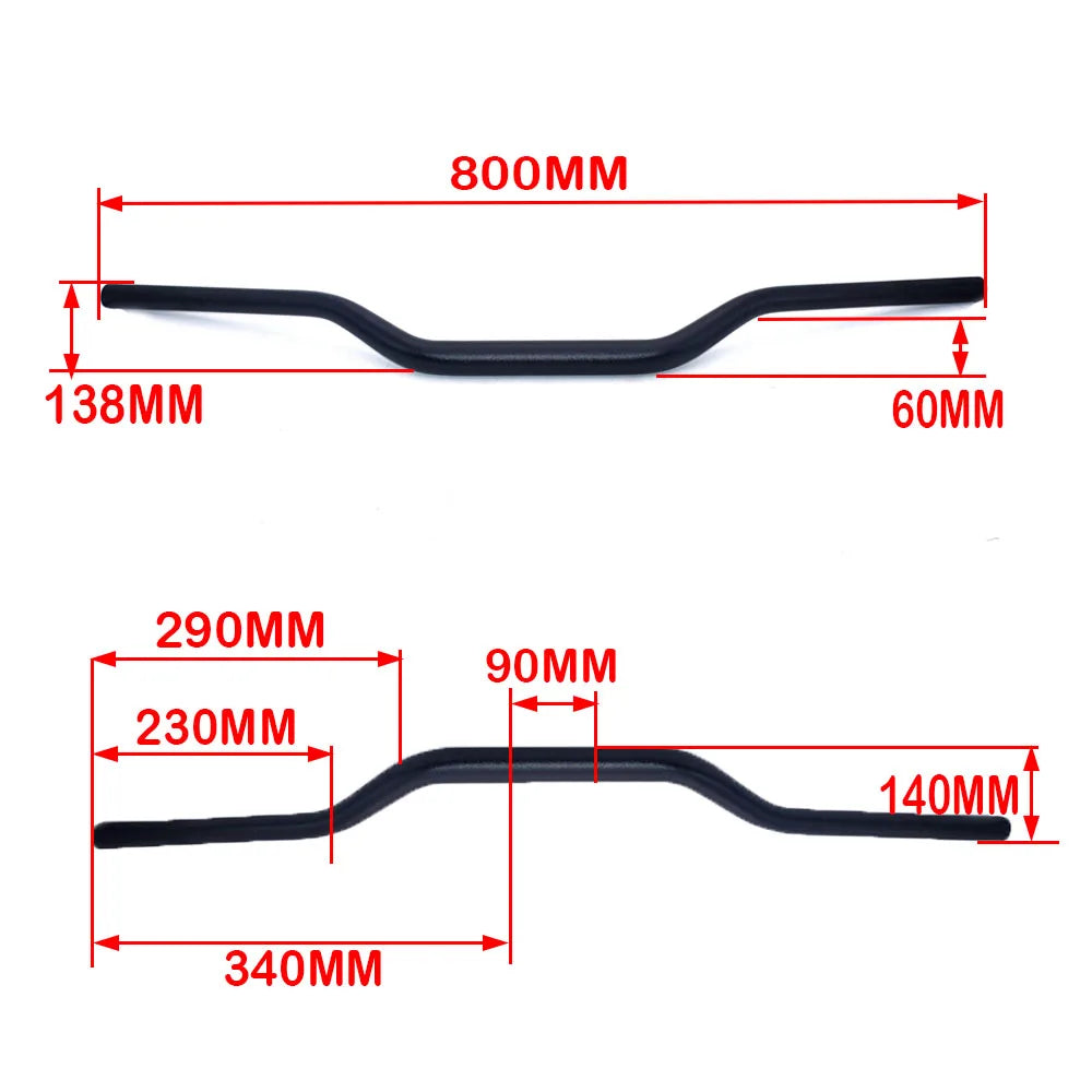 Renthal Bars Black 1-1/8" Bar 28mm