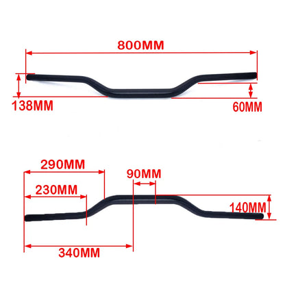 Renthal Bars Black 1-1/8" Bar 28mm